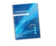 AGENDAS, CADERNOS E APOSTILAS CADERNETA CAPA DURA WIRE O MIOLO PERSONALIZADO ABERTURA HORIZONTAL CAPA COUCHÊ 150G NO PAPEL PARANÁ E MIOLO AP 75G SEM VERNIZ 48 FOLHAS 105X150MM
