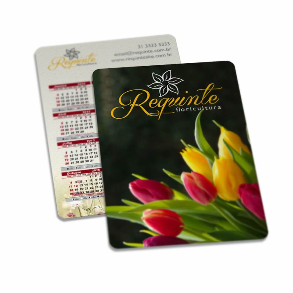 CALENDÁRIOS E FOLHINHAS 2025 CALENDÁRIO DE BOLSO COUCHÊ 300G VERNIZ UV TOTAL FRENTE - 4X4 - 5000unid - 11012CE