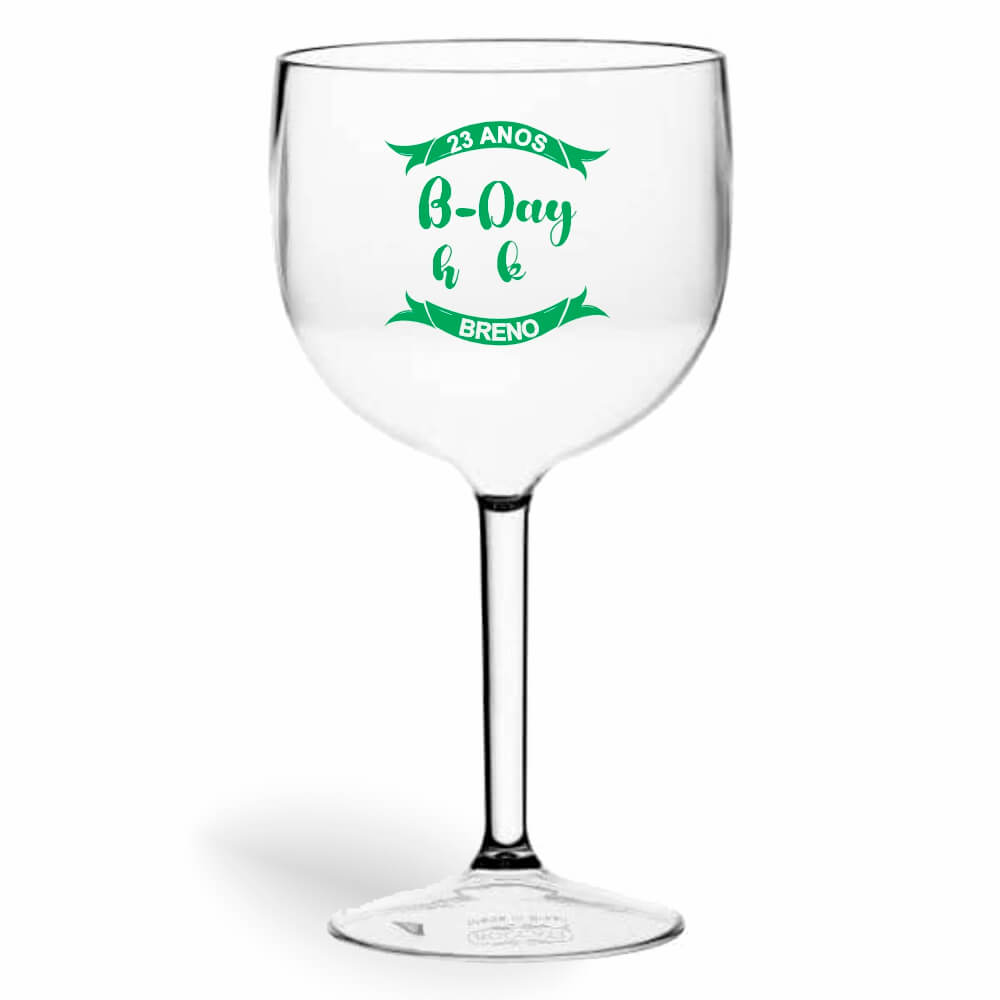 CANECA, COPOS E TAÇAS TAÇAS TAÇAS PLÁSTICAS TAÇA DE GIN 580ML IMPRESSÃO 1 COR TRANSPARENTE CRISTAL