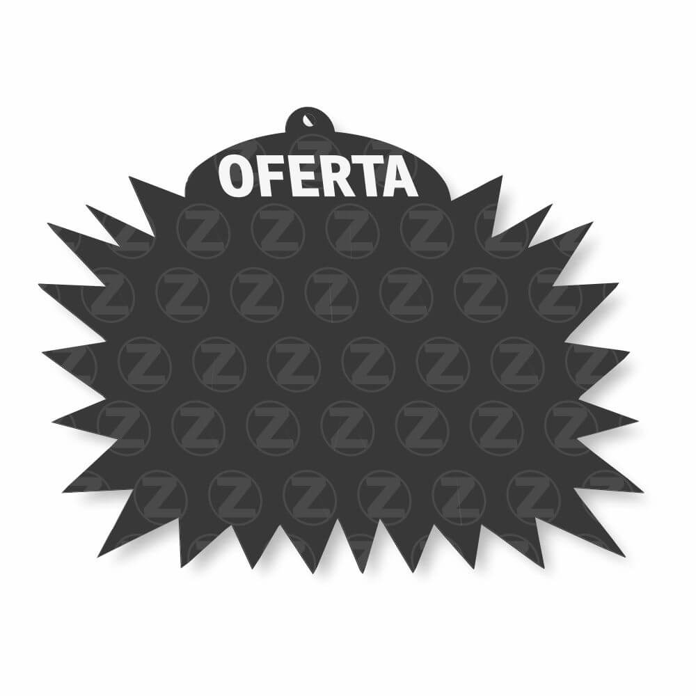 SPLASH GONDOLA PVC 0,50MM PREMIUM BRANCO ESTRELA 200X230MM - 4X0 - 100unid - PVC5S100CO