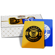 BARALHOS BARALHO DUPLO 108 CARTAS BARALHO COM CARTAS PERSONALIZADAS PVC 0,50 PREMIUM BRANCO COM VERNIZ UV TOTAL - 4X4 - 5unid - BCPD2C