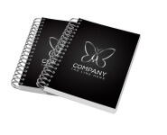AGENDAS, CADERNOS E APOSTILAS CADERNETA CAPA MALEÁVEL WIRE O MIOLO PERSONALIZADO ABERTURA HORIZONTAL CAPA COUCHÊ 250G E MIOLO AP 75G LAM FOSCA FR E HOTSTAMPING FR 48 FOLHAS 150X210MM - 4X0 - 100unid - CD4HS100