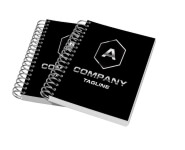 AGENDAS, CADERNOS E APOSTILAS CADERNETA CAPA MALEÁVEL WIRE O MIOLO PERSONALIZADO ABERTURA HORIZONTAL CAPA COUCHÊ 250G E MIOLO AP 75G LAM FOSCA FR E HOTSTAMPING FR 48 FOLHAS 150X210MM - 4X0 - 20unid - CD4HS20