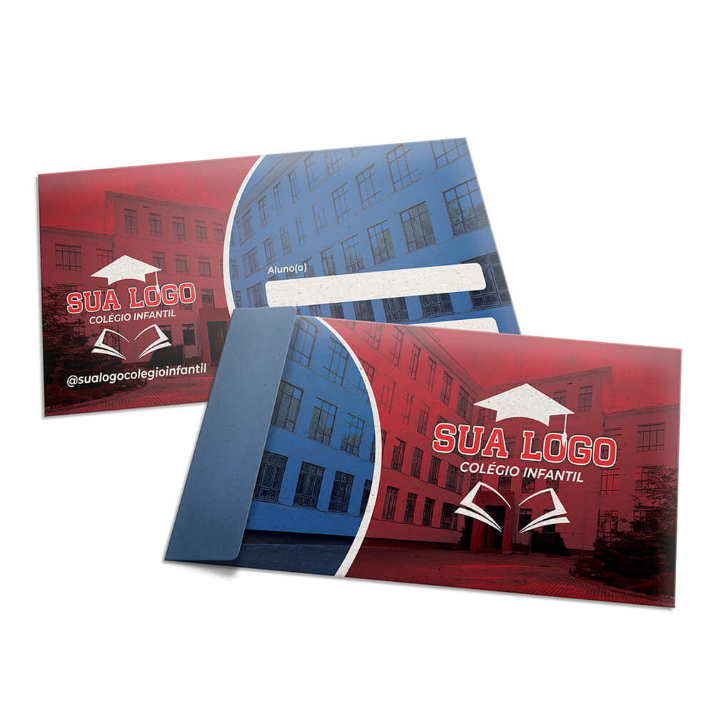 ENVELOPES ENVELOPES PERSONALIZADOS RECICLATO 90G ABA LATERAL 230X110MM - 4X0 - 10unid - ENVAL10C