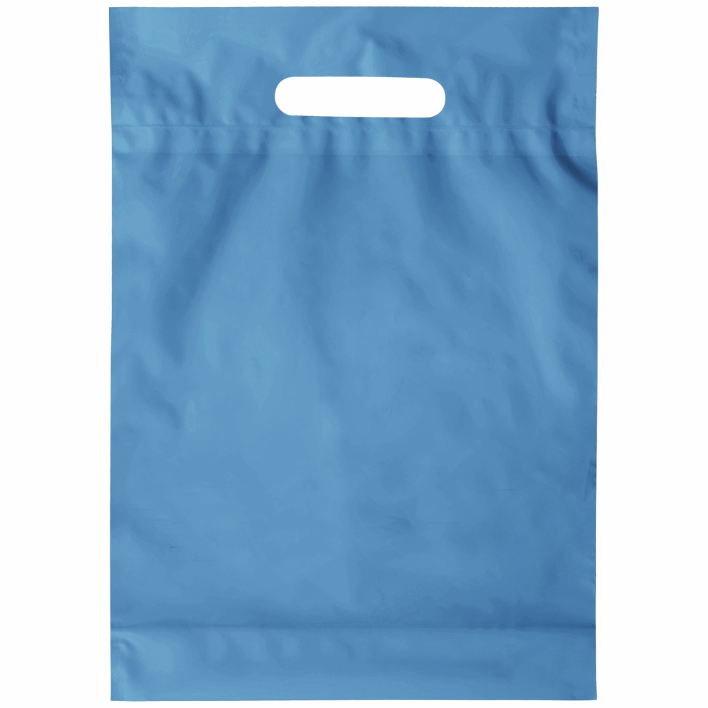 OUTLET EXPRESSIVA SEM PERSONALIZAÇÃO SACOLAS PLÁSTICA BOCA VAZADA 400X500MM AZUL - 0X0 - 50unid - SPGGAZ50C