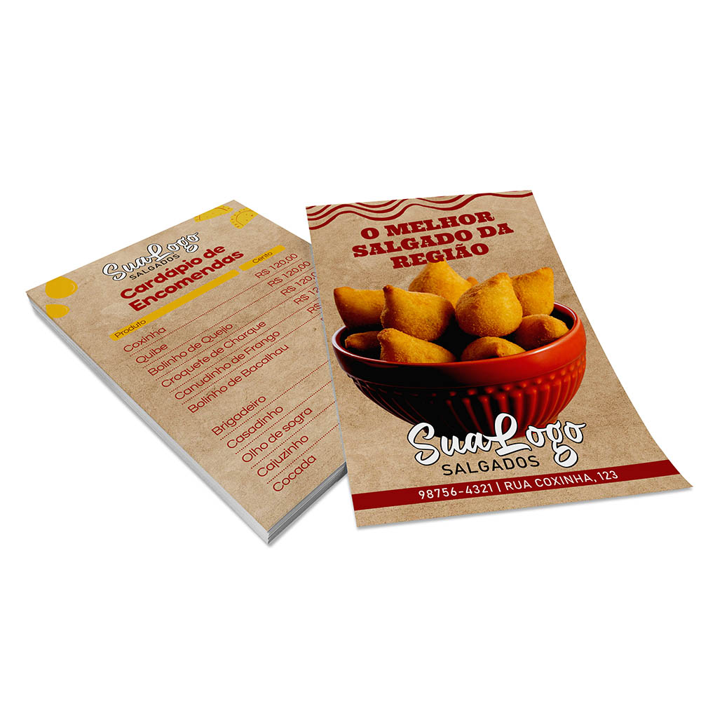 PANFLETOS, FLYERS E FOLHETOS COUCHÊ 150G SEM VERNIZ 100X150MM