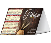 CALENDÁRIOS E FOLHINHAS 2025 CALENDÁRIO DE MESA BÁSICO COUCHÊ 300G LAM FOSCA FRENTE