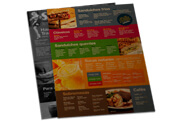 CARDÁPIOS CARDÁPIOS DESCARTÁVEIS KRAFT 250G 300X420MM