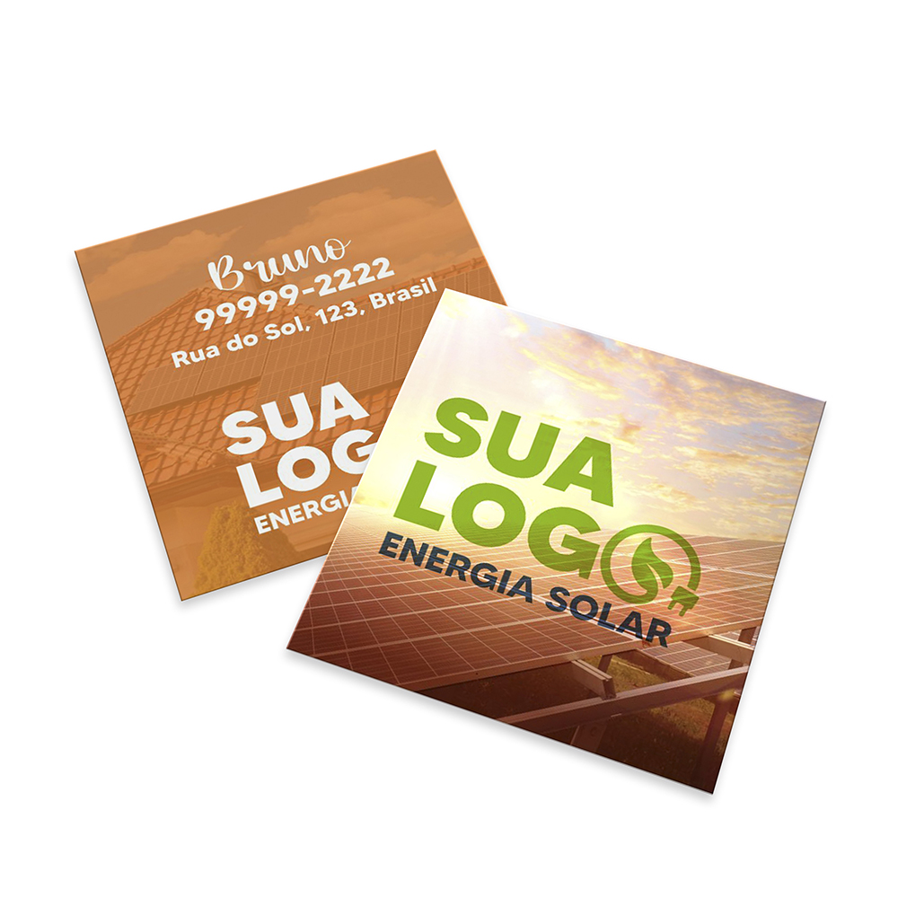 MINI CARTÃO COUCHÊ 300G SEM LAMINAÇÃO E SEM VERNIZ SEM VERNIZ 46X51MM - 4X4 - 1000unid - SV1707A