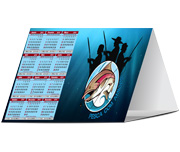 CALENDÁRIOS E FOLHINHAS 2025 CALENDÁRIO DE MESA BÁSICO COUCHÊ 300G VERNIZ UV TOTAL FRENTE - 4X0 - 5000unid - 11017E