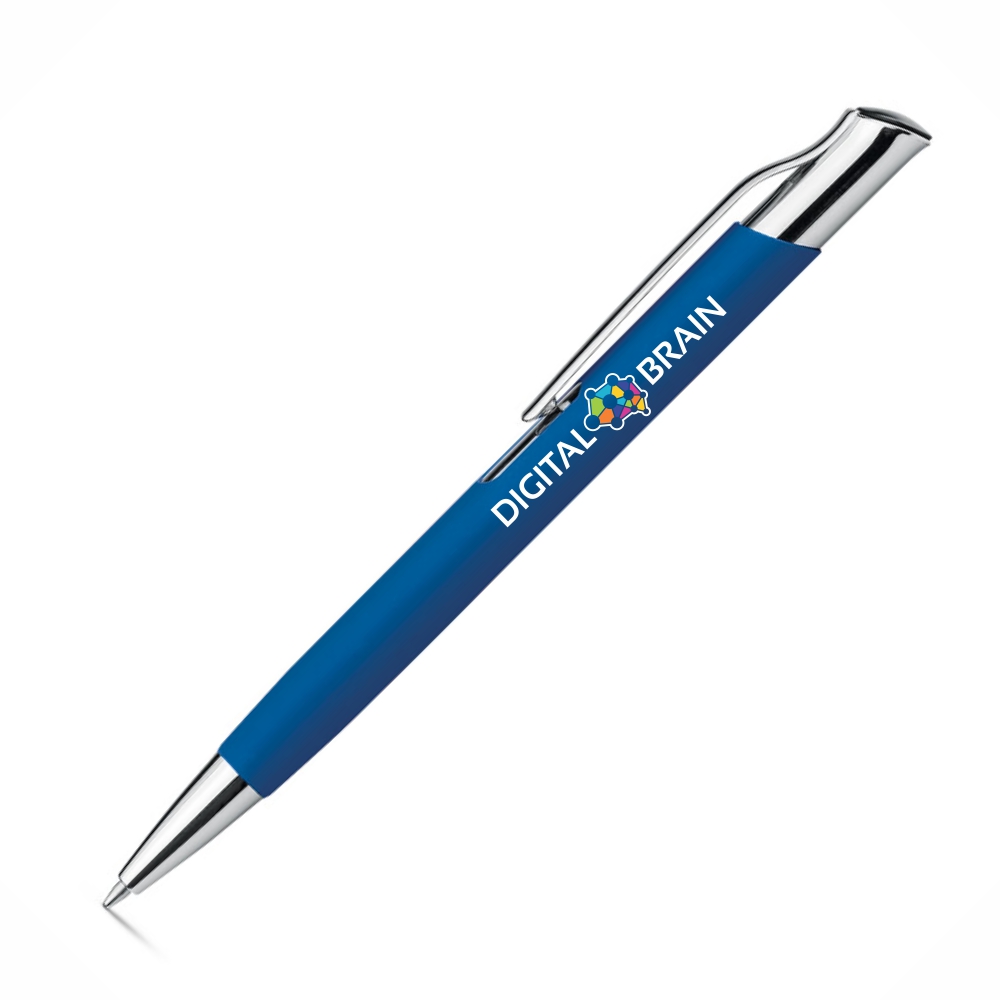 CANETAS IMPRESSÃO COLORIDA LINHA PREMIUM OLAF SOFT AZUL ESCURA