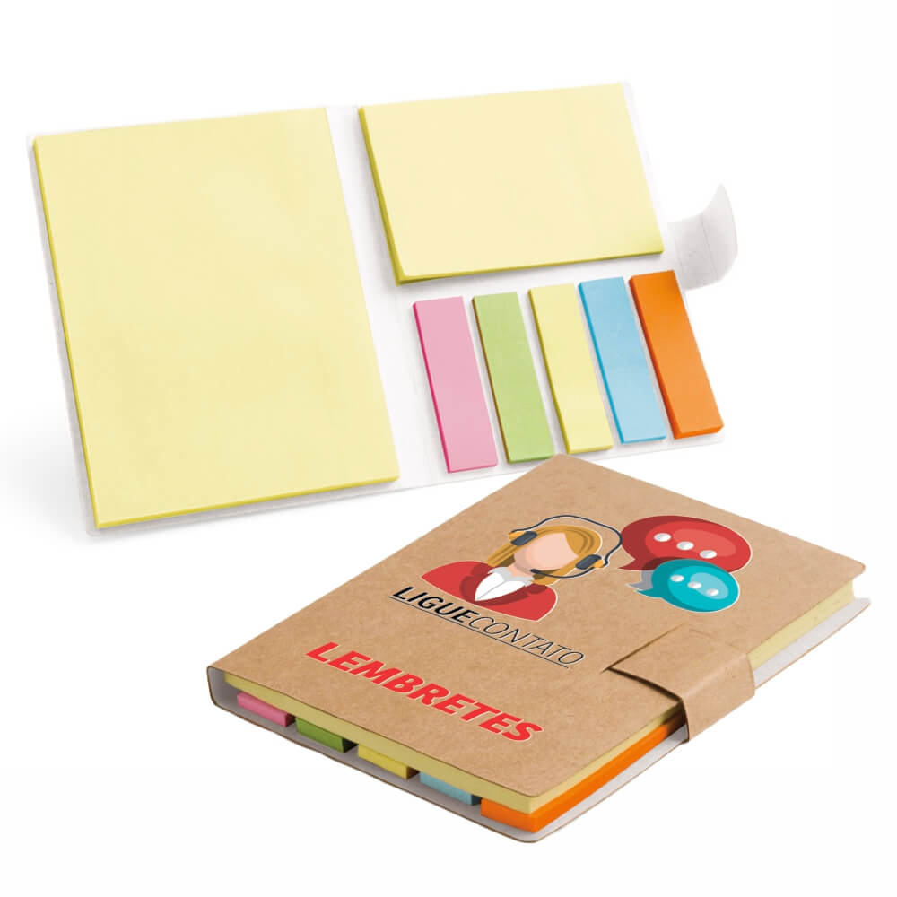 BLOCO DE POST IT NATURAL 105X80MM