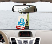 DISPLAYS DISPLAY DE RETROVISOR RECICLATO 240G SEM LAMINAÇÃO E SEM VERNIZ SEM VERNIZ