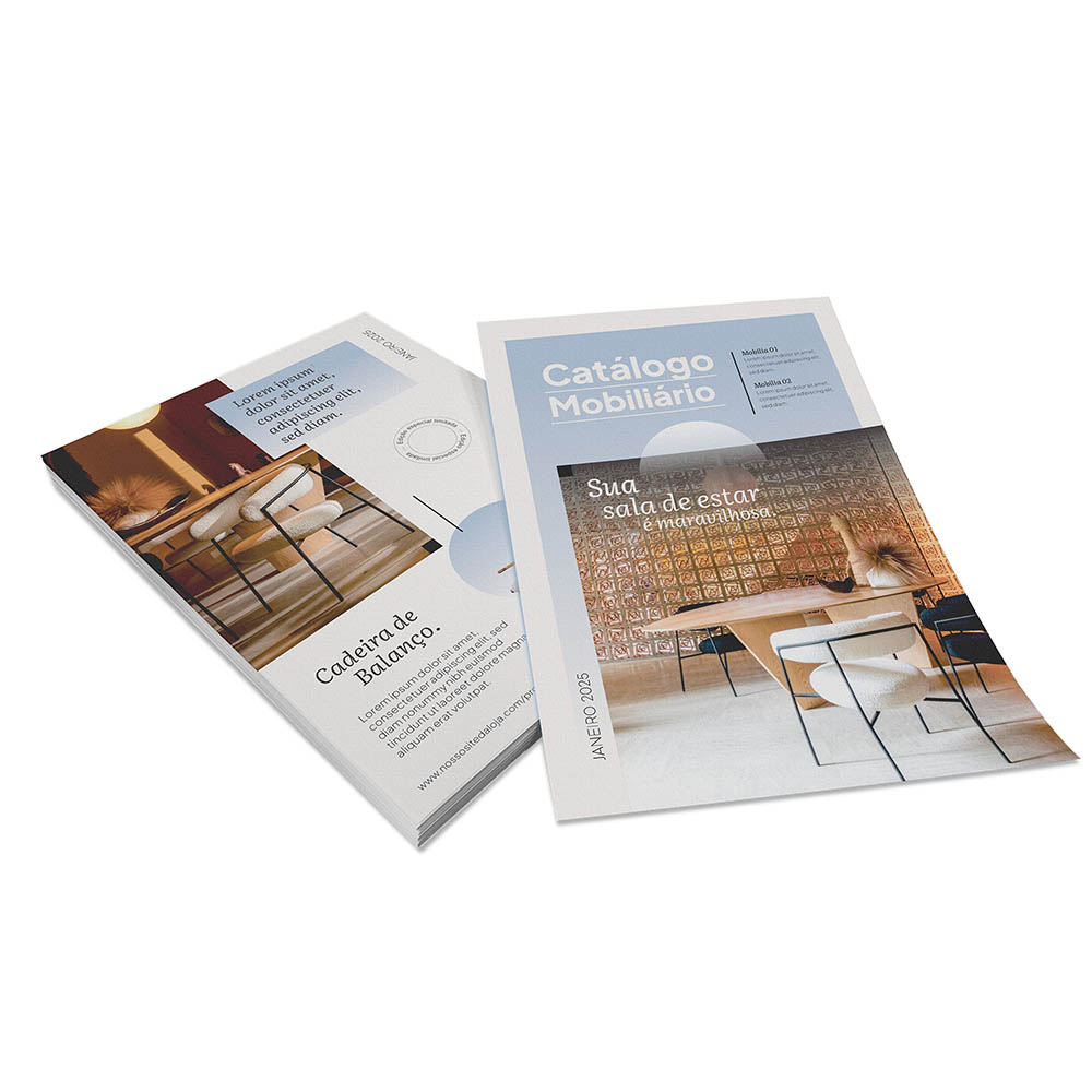 PANFLETOS, FLYERS E FOLHETOS APERGAMINHADO 90G 105X150MM - 4X4 - 1000unid - 81024CO