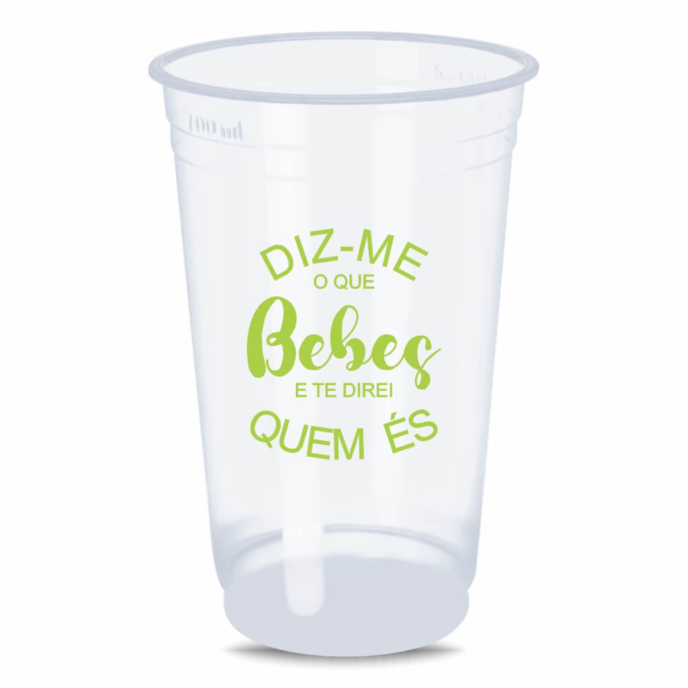 CANECA, COPOS E TAÇAS COPOS COPOS DESCARTÁVEIS 400ML IMPRESSÃO SILK TRANSPARENTE