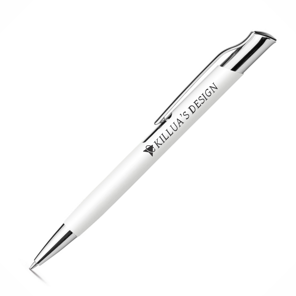 CANETAS IMPRESSÃO COLORIDA LINHA PREMIUM OLAF SOFT BRANCA