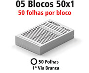 BLOCOS, COMANDAS, RECEITUÁRIOS E TALÕES BLOCOS E TALÕES 50 FOLHAS AP 90G 50X1 210X300MM