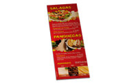 CARDÁPIOS CARDÁPIOS DESCARTÁVEIS RECICLATO 240G 105X300MM