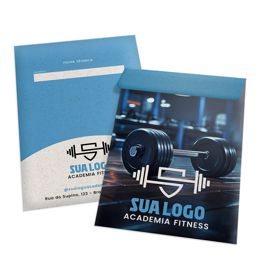 ENVELOPES ENVELOPES PERSONALIZADOS RECICLATO 90G MEIO SACO 166X240MM - 4X0 - 50unid - 13308C2