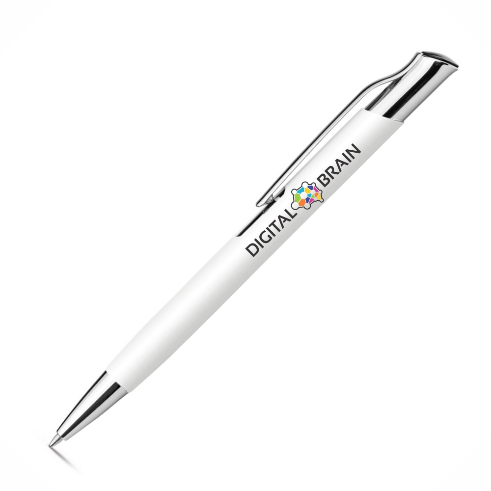 CANETAS IMPRESSÃO COLORIDA LINHA PREMIUM OLAF SOFT BRANCA