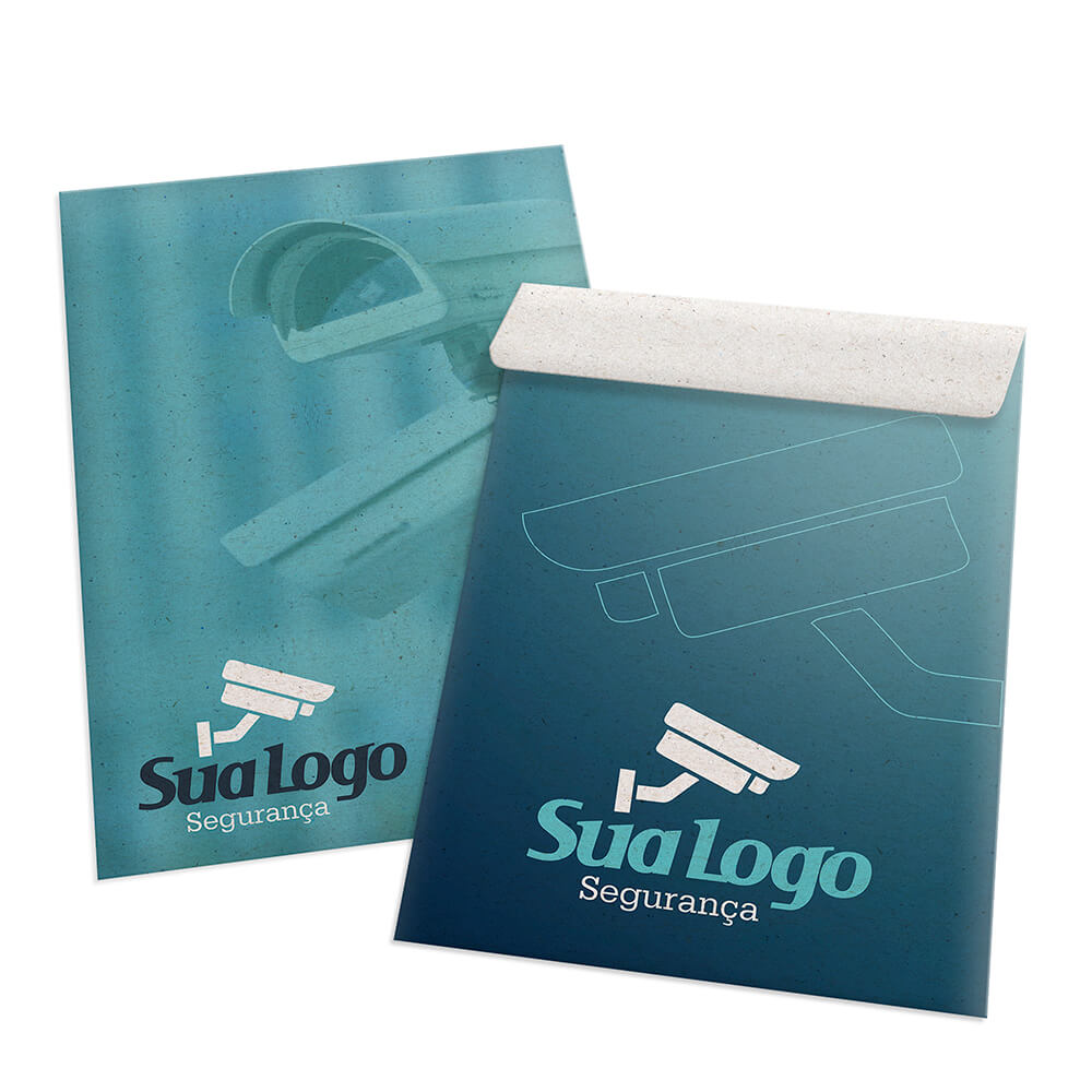 ENVELOPES ENVELOPES PERSONALIZADOS RECICLATO 90G MEIO SACO 166X240MM - 4X0 - 250unid - 13308C4C