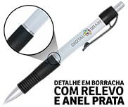 CANETAS IMPRESSÃO COLORIDA PLÁSTICAS STILO PRETA