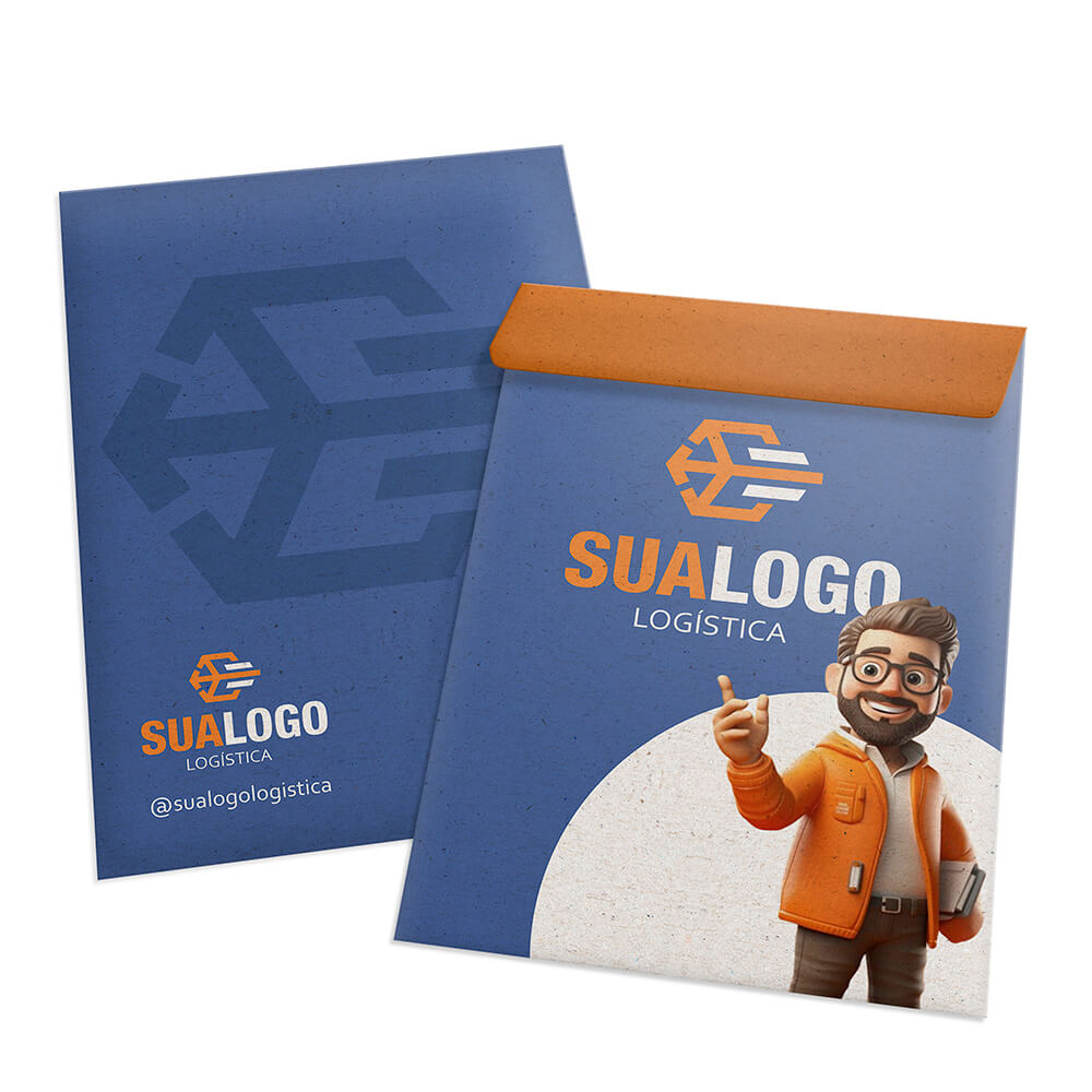 ENVELOPES ENVELOPES PERSONALIZADOS RECICLATO 90G MEIO SACO 166X240MM - 4X0 - 1000unid - 13309C