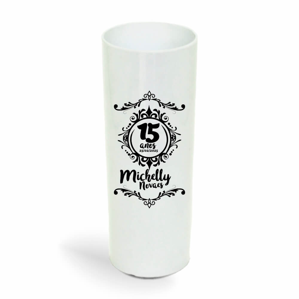 CANECA, COPOS E TAÇAS COPOS COPOS PLÁSTICOS LONG DRINK 350ML IMPRESSÃO 1 COR LEITOSO BRANCO