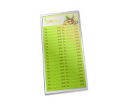 CARDÁPIOS CARDÁPIOS PERSONALIZADOS PLASTIFICADOS PLASTIFICAÇÃO RÍGIDA 0,10MM COUCHÊ 150G 105X300MM