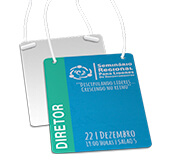 CREDENCIAIS PVC 0,50MM PREMIUM BRANCO 87X120MM