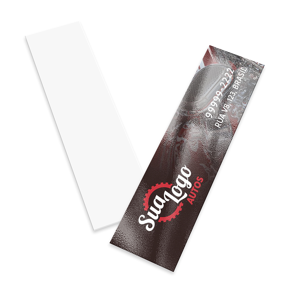 MINI CARTÃO COUCHÊ 300G VERNIZ UV VERNIZ UV TOTAL FRENTE 91X26MM