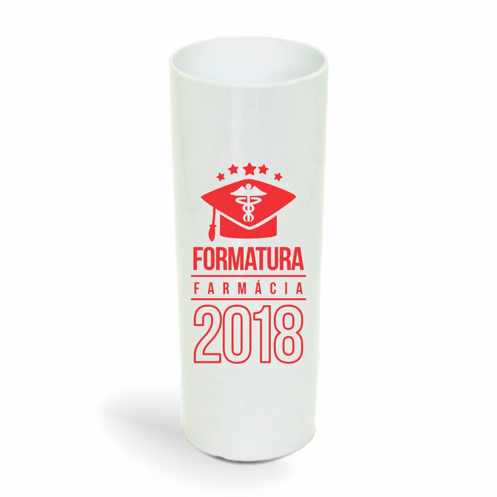 CANECA, COPOS E TAÇAS COPOS COPOS PLÁSTICOS LONG DRINK 350ML IMPRESSÃO 1 COR LEITOSO BRANCO