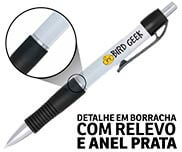 CANETAS IMPRESSÃO COLORIDA PLÁSTICAS STILO PRETA