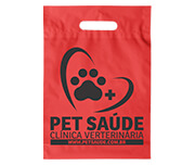 SACOLAS E SACOS SACOLAS PERSONALIZADAS PLÁSTICAS BOCA VAZADA 400X500MM VERMELHA