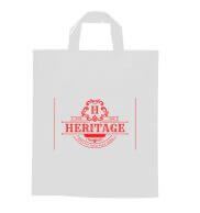 SACOLAS E SACOS SACOLAS PERSONALIZADAS PLÁSTICAS ALÇA FITA 400X500MM BRANCA