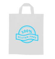 SACOLAS E SACOS SACOLAS PERSONALIZADAS PLÁSTICAS ALÇA FITA 400X500MM BRANCA
