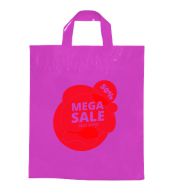 SACOLAS E SACOS SACOLAS PERSONALIZADAS PLÁSTICAS ALÇA FITA 400X500MM ROSA