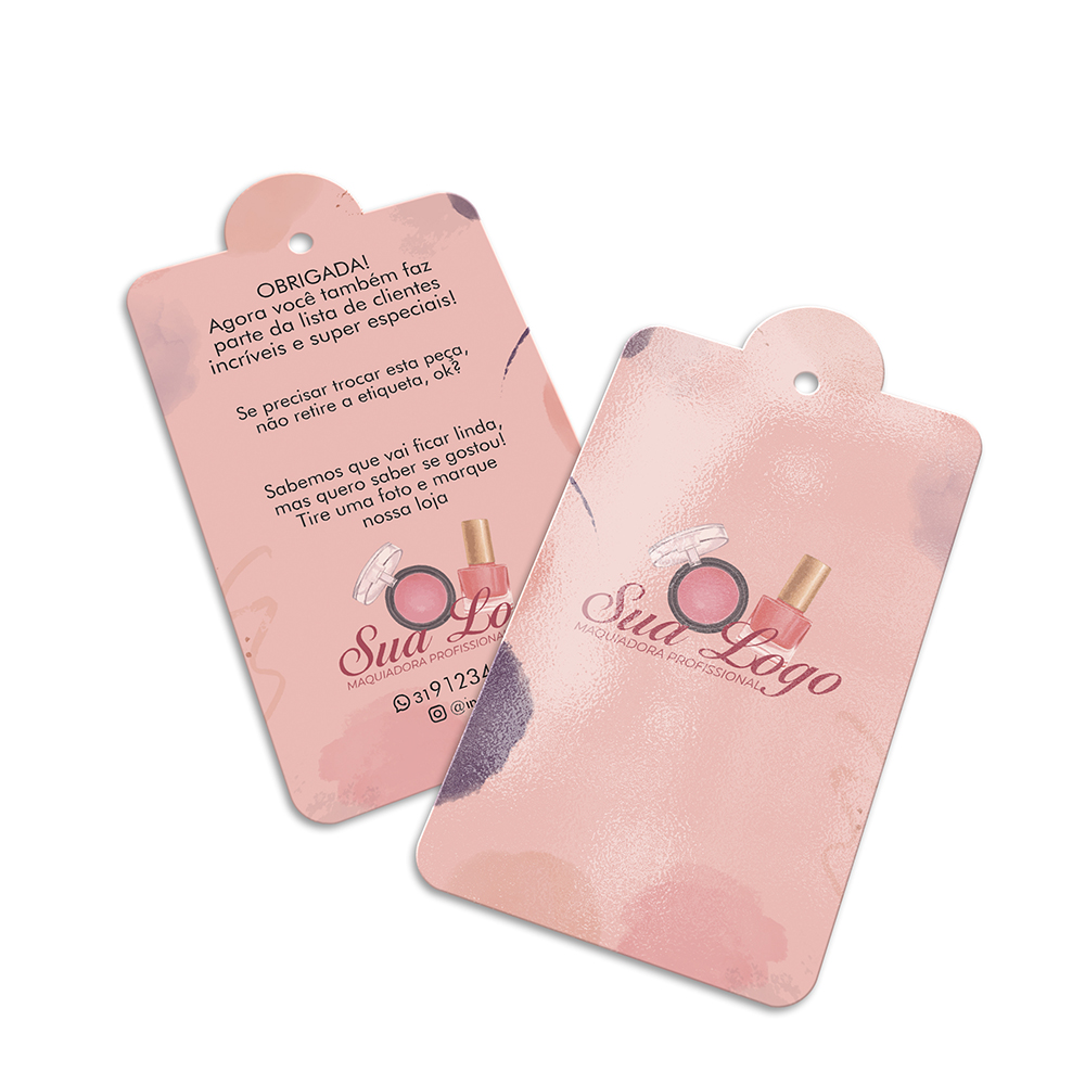 TAGS TAGS ESPECIAIS COUCHÊ 300G VERNIZ UV VERNIZ UV TOTAL FRENTE 91X51MM - 4X4 - 1000unid - 3300