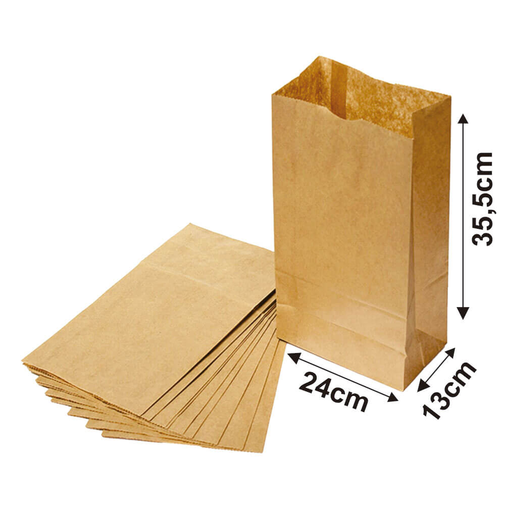PRODUTOS SEM PERSONALIZAÇÃO DELIVERY SACO KRAFT TAMANHO M 240X355MM - 0X0 - 5000unid - SCP010C5C