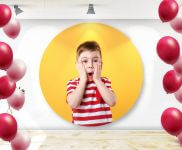 PAINEL DE FESTA ELASTANO REDONDO COM ELÁSTICO PARA PAINEL 1400X1400MM