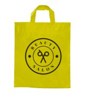 SACOLAS E SACOS SACOLAS PERSONALIZADAS PLÁSTICAS ALÇA FITA 450X550MM AMARELA