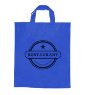 SACOLAS E SACOS SACOLAS PERSONALIZADAS PLÁSTICAS ALÇA FITA 450X550MM AZUL