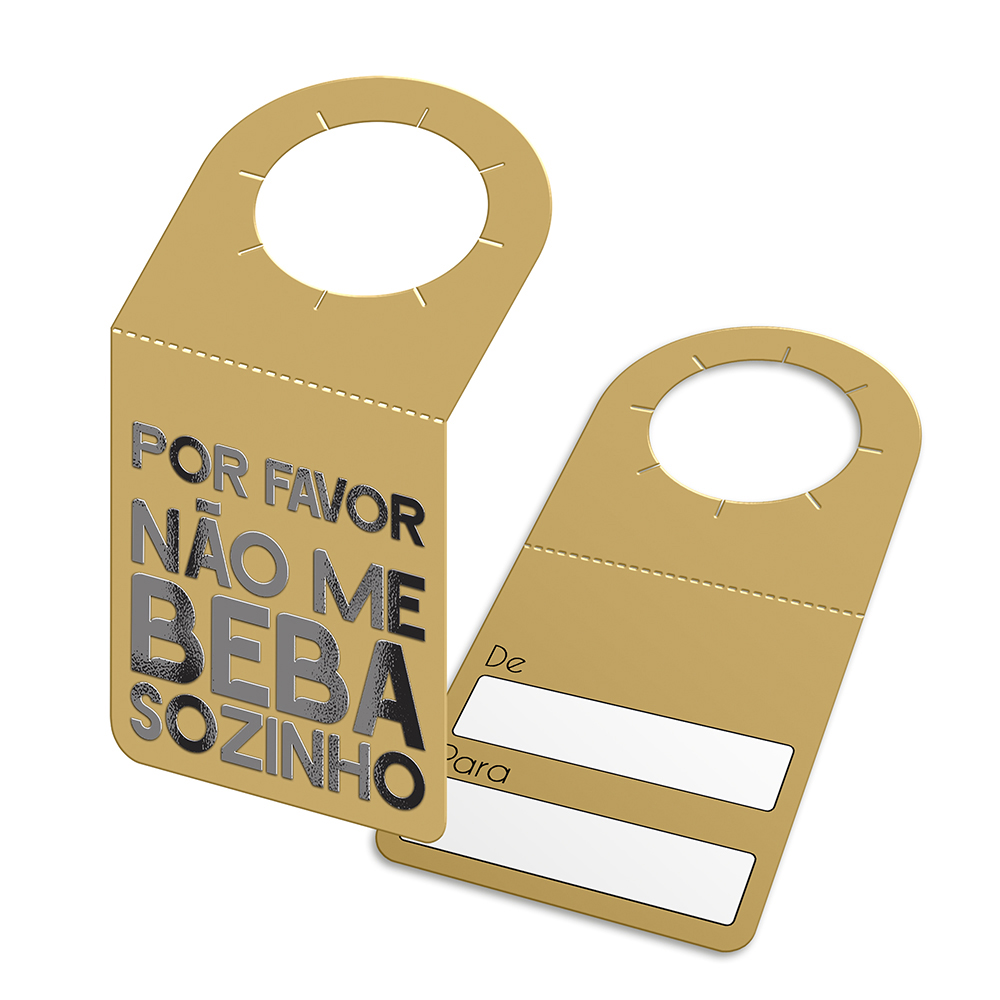 TAGS TAGS PARA GARRAFA COUCHÊ 300G VERNIZ LOCALIZADO LAM FOSCA FRENTE E VERNIZ LOCALIZADO FRENTE 91X153MM