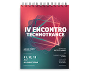 AGENDAS, CADERNOS E APOSTILAS CADERNETA CAPA MALEÁVEL WIRE O MIOLO PERSONALIZADO ABERTURA VERTICAL CAPA COUCHÊ 250G E MIOLO AP 75G SEM VERNIZ 48 FOLHAS 150X210MM