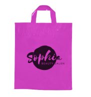 SACOLAS E SACOS SACOLAS PERSONALIZADAS PLÁSTICAS ALÇA FITA 450X550MM ROSA