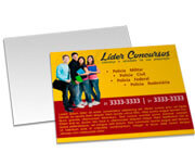POSTAIS PVC 0,30MM TRANSPARENTE COM TINTA BRANCA 182X153MM - 4X0 - 50unid - POS031P3