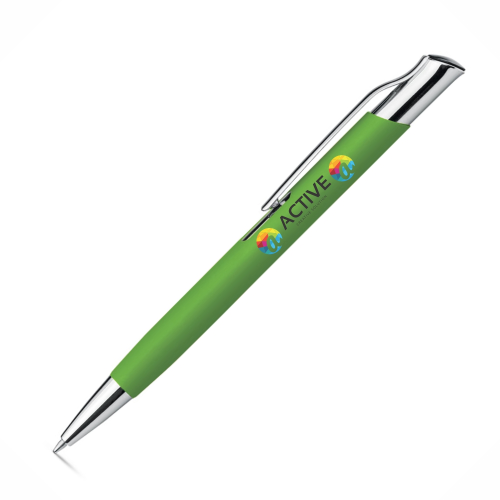 CANETAS IMPRESSÃO COLORIDA LINHA PREMIUM OLAF SOFT VERDE CLARO