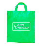 SACOLAS E SACOS SACOLAS PERSONALIZADAS PLÁSTICAS ALÇA FITA 450X550MM VERDE