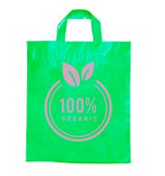 SACOLAS E SACOS SACOLAS PERSONALIZADAS PLÁSTICAS ALÇA FITA 450X550MM VERDE