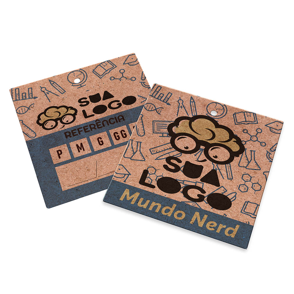 TAGS TAGS PADRÃO FURO KRAFT 250G SEM LAMINAÇÃO E SEM VERNIZ SEM VERNIZ 91X102MM
